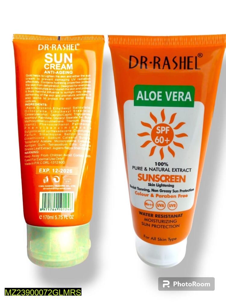 Moisturising Aloe vera sun screen