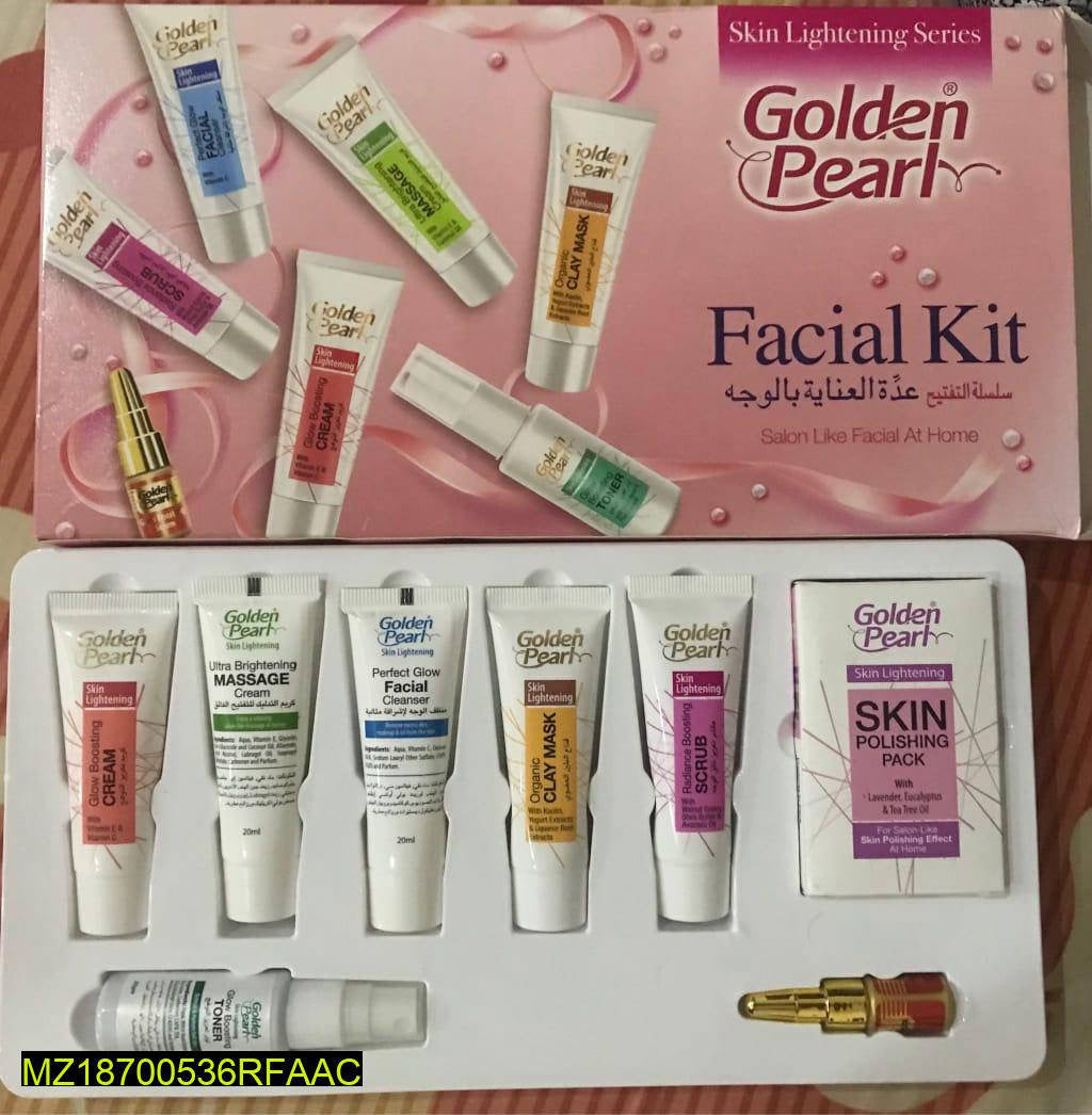 Golden pearl pack of 7 facial kit